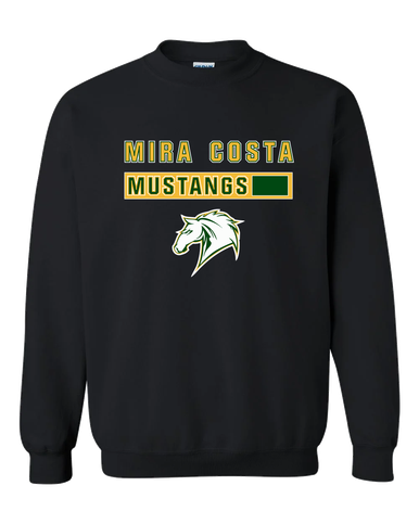 Mira Costa Mustangs Mascot #7 Men's Sweatshirt
