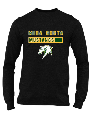 Mira Costa Mustangs Mascot #7 Men's LS T-Shirt