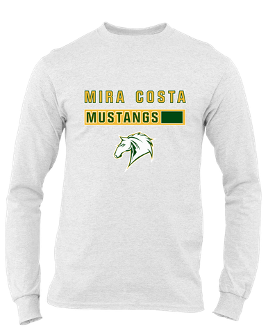 Mira Costa Mustangs Mascot #7 Men's Premium LS T-Shirt