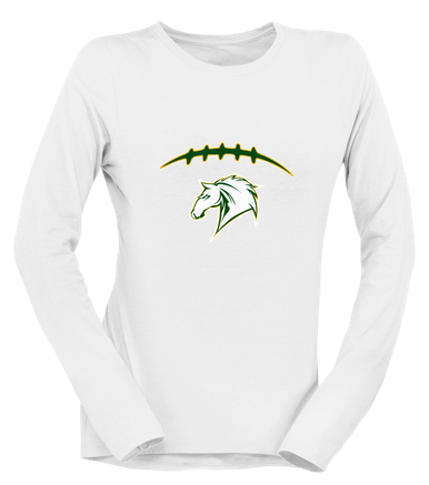 Mira Costa Mustangs Football #2 Women's Premium LS T-Shirt