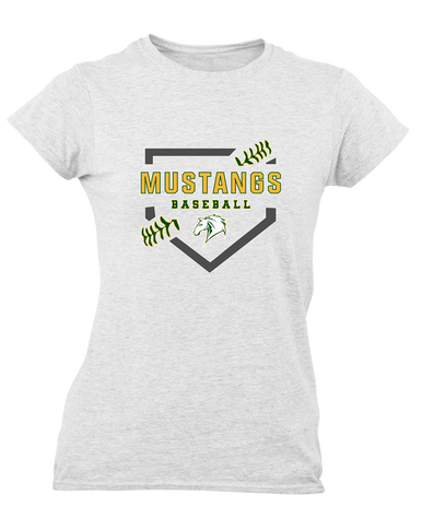 Mira Costa Mustangs Baseball #2 Women's Premium SS T-Shirt