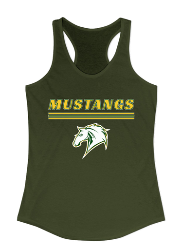 Mira Costa Mustangs Mascot #8 Women's Tank Top
