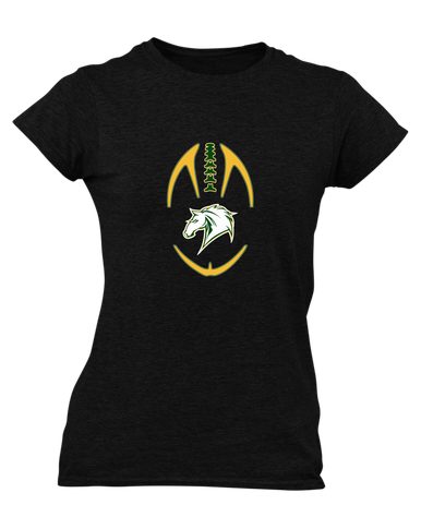 Mira Costa Mustangs Football #4 Women's Premium SS T-Shirt