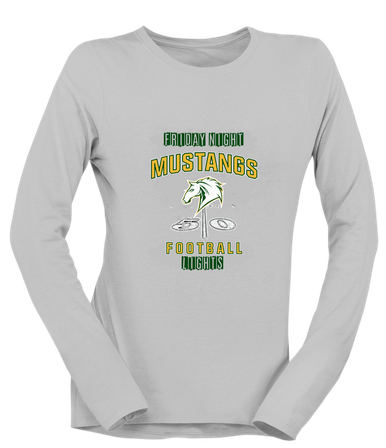 Mira Costa Mustangs Football #6 Women's LS T-Shirt