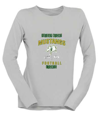 Mira Costa Mustangs Football #6 Women's Premium LS T-Shirt