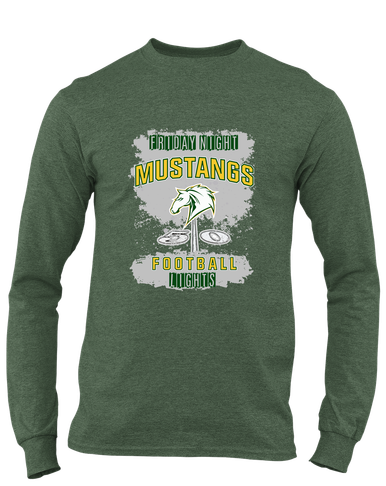 Mira Costa Mustangs Football #6 Men's LS T-Shirt