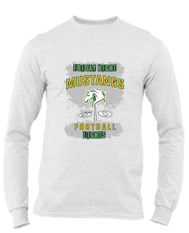 Mira Costa Mustangs Football #6 Men's Premium LS T-Shirt