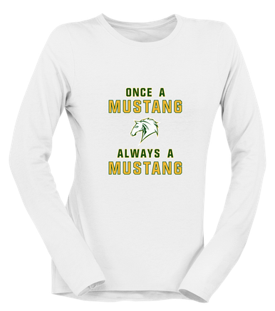 Mira Costa Mustangs Once A Women's LS T-Shirt