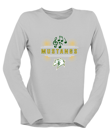 Mira Costa Mustangs Band # 3 Women's LS T-Shirt