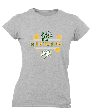 Mira Costa Mustangs Band # 3 Women's Premium SS T-Shirt