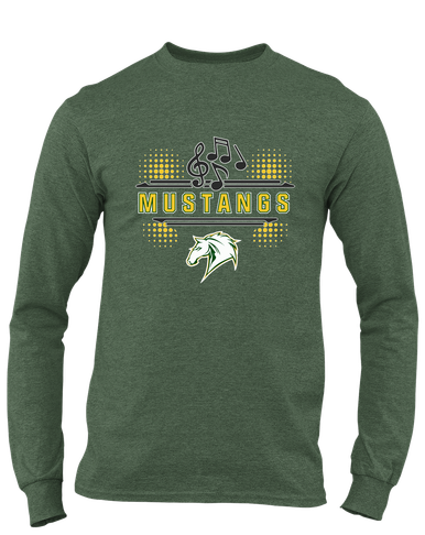 Mira Costa Mustangs Band # 3 Men's Premium LS T-Shirt