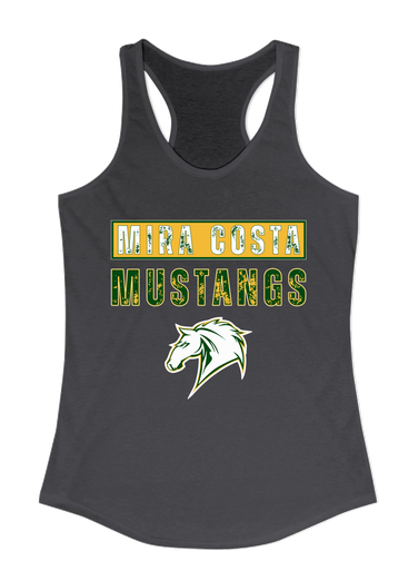 Mira Costa Mustangs Mascot #9 Women's Tank Top