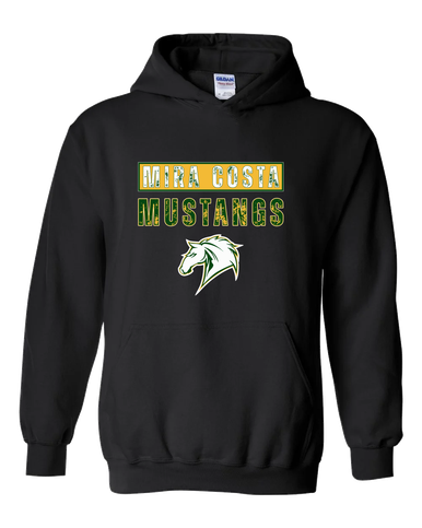 Mira Costa Mustangs Mascot #9 Men's Hoodie