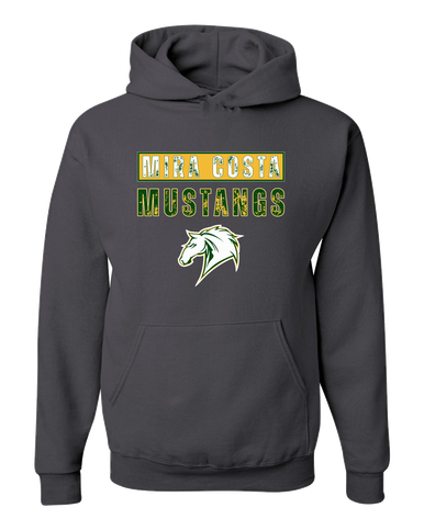 Mira Costa Mustangs Mascot #9 Men's Premium Hoodie