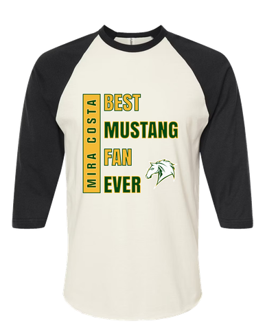 Mira Costa Mustangs Best Mustang Fan Men's Baseball T-Shirt