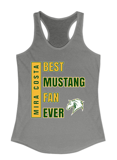 Mira Costa Mustangs Best Mustang Fan Women's Tank Top