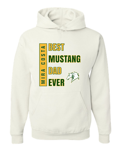 Mira Costa Mustangs Best Mustang Dad Men's Premium Hoodie