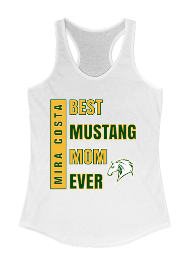 Mira Costa Mustangs Best Mustang Mom Women's Tank Top