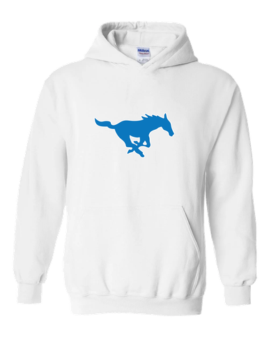 John Jay Mustangs Mascot #1 Men's Hoodie