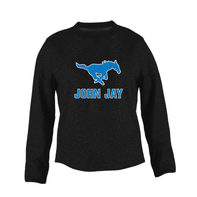 John Jay Mustangs Mascot #2 Women's Sweatshirt