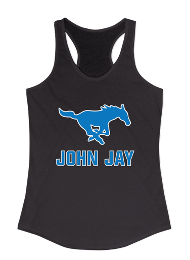 John Jay Mustangs Mascot #2 Women's Tank Top