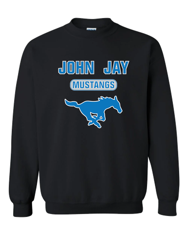 John Jay Mustangs Mascot #3 Men's Sweatshirt