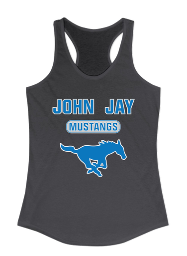 John Jay Mustangs Mascot #3 Women's Tank Top