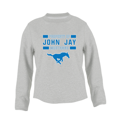 John Jay Mustangs Property Of Women's Sweatshirt