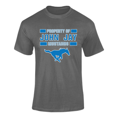 John Jay Mustangs Property Of Men's SS T-Shirt