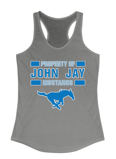 John Jay Mustangs Property Of Women's Tank Top