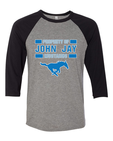 John Jay Mustangs Property Of Women's Baseball T-Shirt