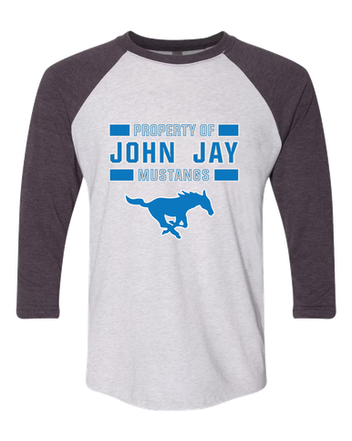 John Jay Mustangs Property Of Men's Baseball T-Shirt