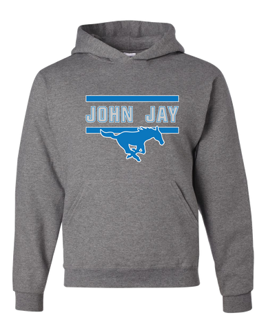 John Jay Mustangs Mascot #4 Men's Premium Hoodie