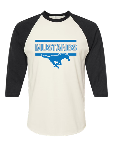 John Jay Mustangs Mascot #5 Men's Baseball T-Shirt