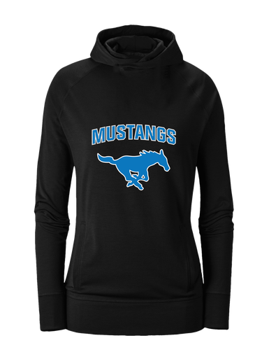 John Jay Mustangs Mascot #6 Women's Hoodie