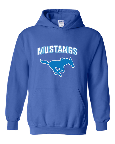 John Jay Mustangs Mascot #6 Men's Hoodie