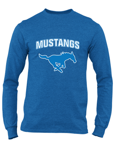 John Jay Mustangs Mascot #6 Men's Premium LS T-Shirt