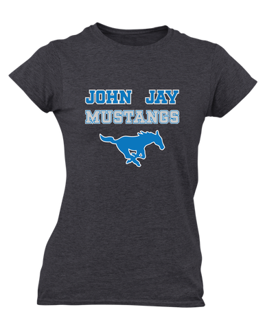 John Jay Mustangs Spirit Women's Premium SS T-Shirt