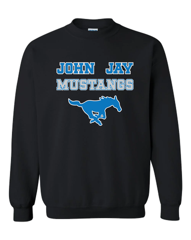 John Jay Mustangs Spirit Men's Sweatshirt