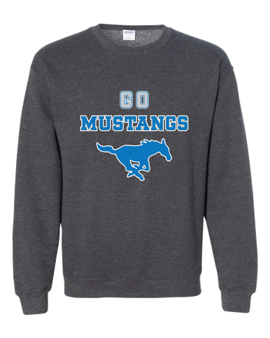 John Jay Mustangs Go Team Men's Sweatshirt