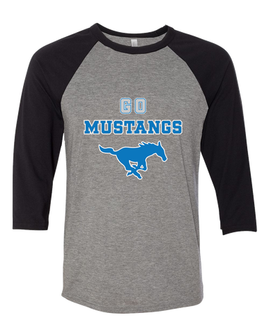 John Jay Mustangs Go Team Women's Baseball T-Shirt
