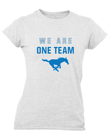 John Jay Mustangs We Are One Team Women's Premium SS T-Shirt