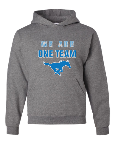 John Jay Mustangs We Are One Team Men's Premium Hoodie