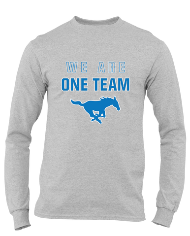John Jay Mustangs We Are One Team Men's Premium LS T-Shirt