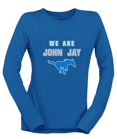 John Jay Mustangs We Are Women's Premium LS T-Shirt