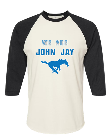 John Jay Mustangs We Are Men's Baseball T-Shirt