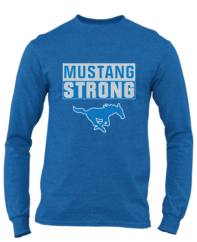 John Jay Mustangs Strong #1 Men's LS T-Shirt