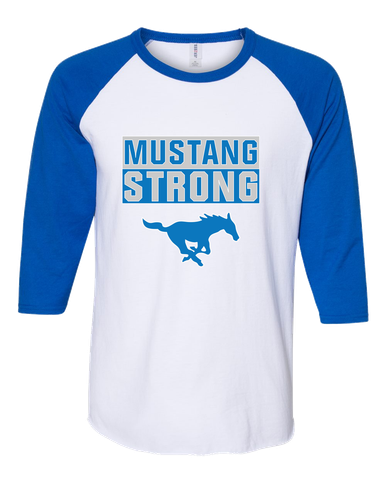 John Jay Mustangs Strong #1 Men's Baseball T-Shirt