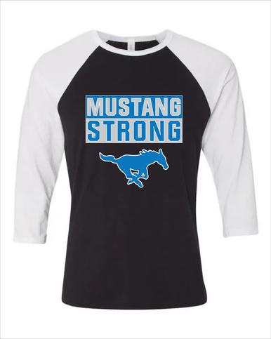 John Jay Mustangs Strong #1 Women's Baseball T-Shirt