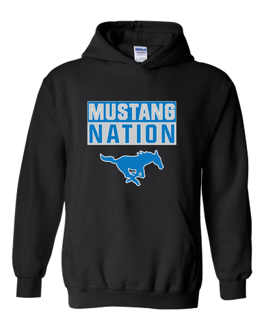 John Jay Mustangs Nation #1 Men's Hoodie